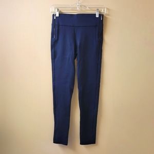 Zara Trafaluc Collection Navy Zip Detail Legging Size Small